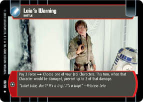 Leias Warning - Foil